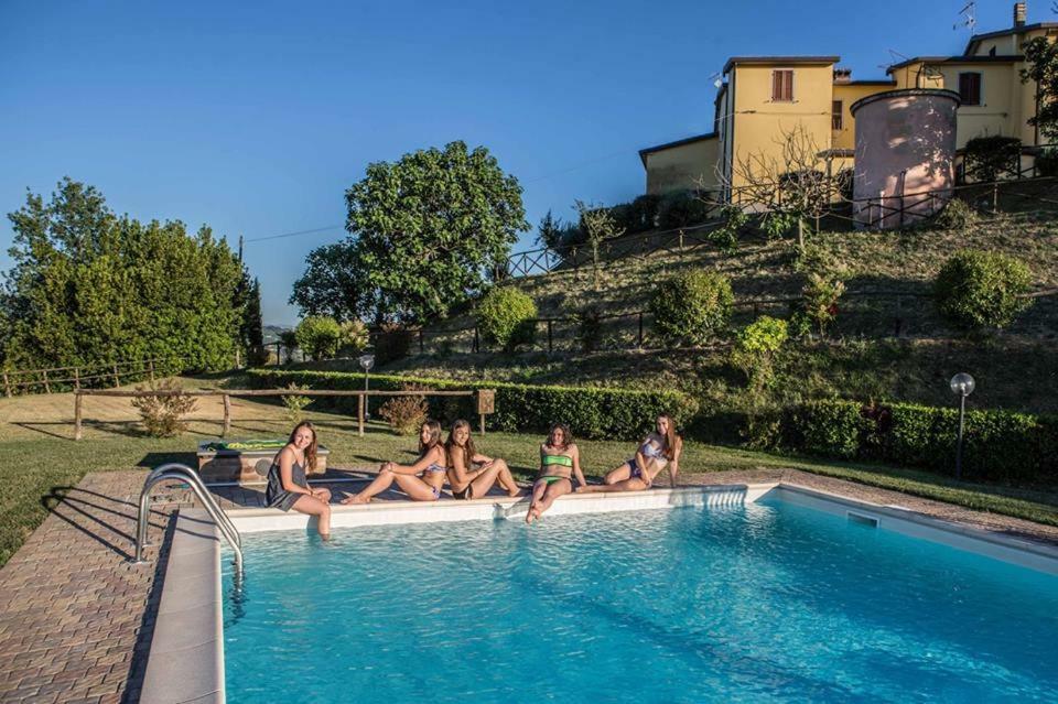 Вилла Il Poggio Dei Tre Contadini Ponte Felcino Экстерьер фото